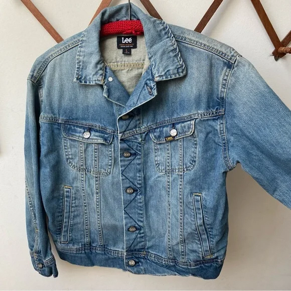 90s Vintage Lee Denim Trucker Jean Jacket